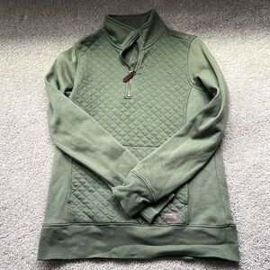 L.L. Bean Quilted Quarter-Zip Pullover